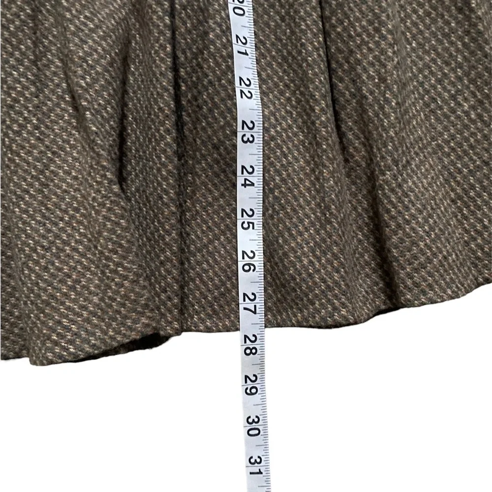 Vintage Wool Accordion Midi Tweed Skirt 2-4 XS-S - Picture 8 of 8